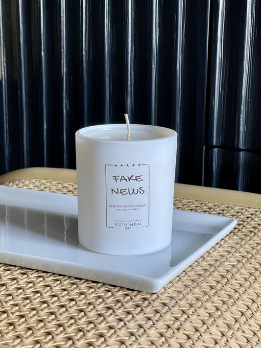 FAKE NEWS 10oz scented candle